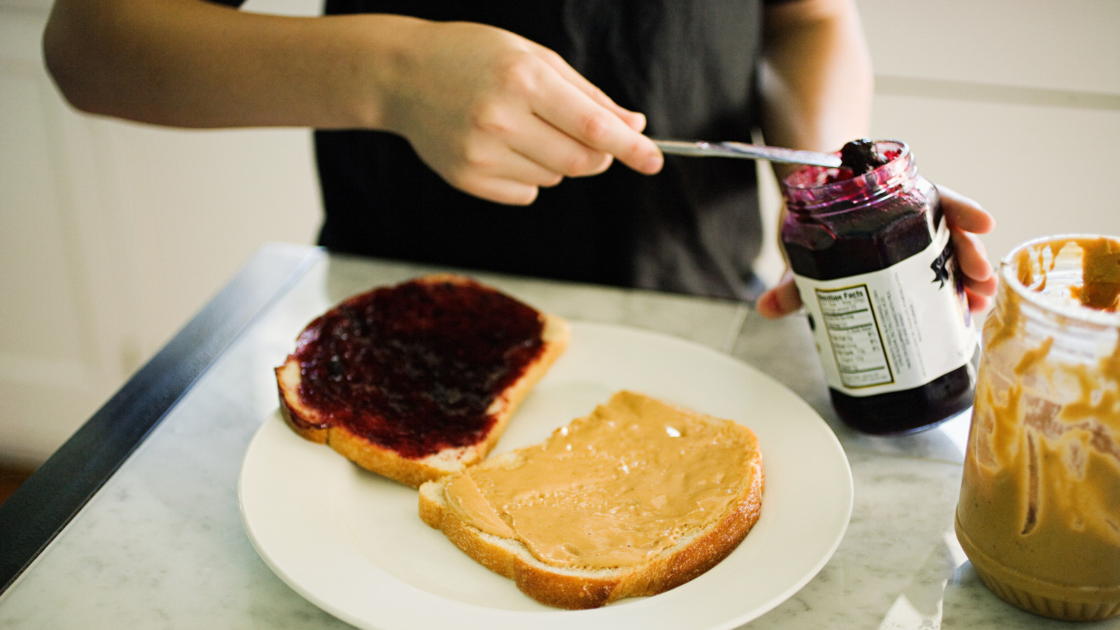 Genius Ways To Make Your Peanut Butter And Jelly Sandwich Healthier - Health Digest